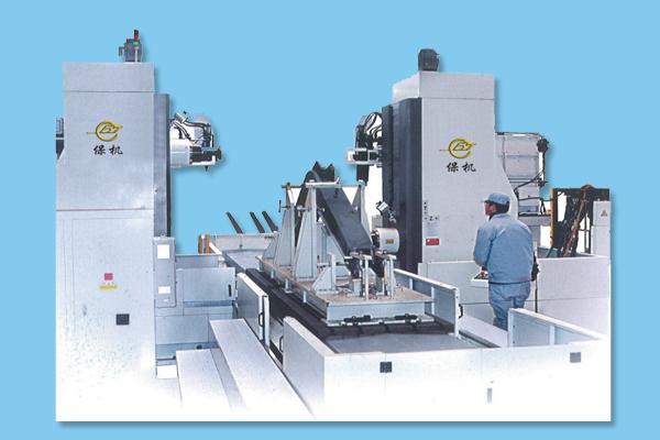 卧(wo)式雙(shuang)面數(shu)控镗(tang)銑專(zhuan)用機(ji)床